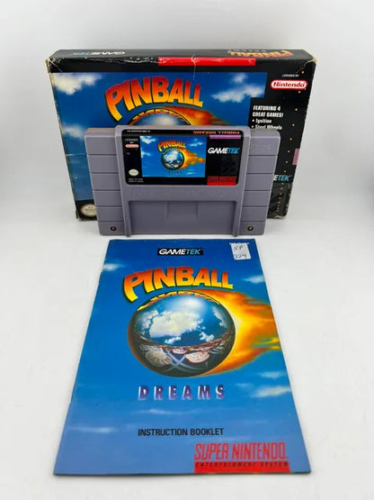 Pinball Dreams Super Nintendo Snes
