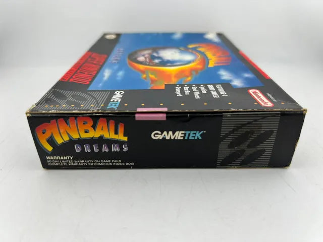 Pinball Dreams Super Nintendo Snes