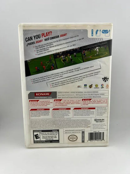 PES Pro Evolution Soccer 2012 Nintendo Wii