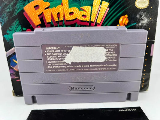Pinball Fantasies Super Nintendo Snes