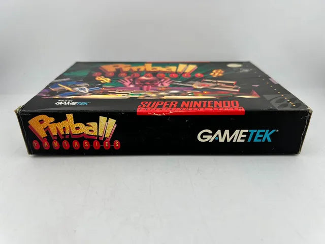 Pinball Fantasies Super Nintendo Snes