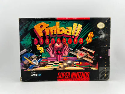 Pinball Fantasies Super Nintendo Snes