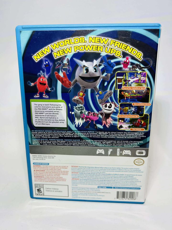 PAC-MAN AND THE GHOSTLY ADVENTURES 2 NINTENDO WIIU - jeux video game-x