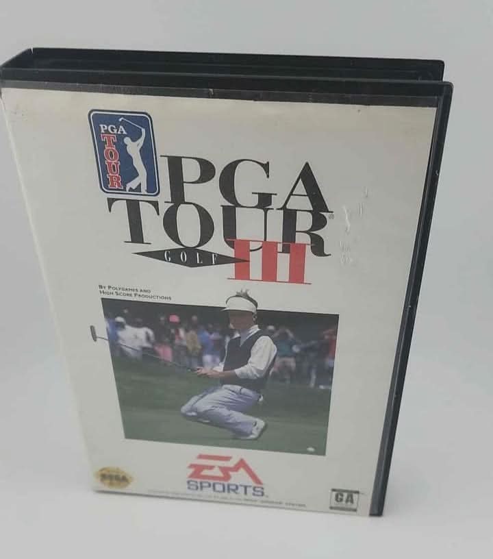 PGA Tour Golf III 3 Sega Genesis SG EA SPORT