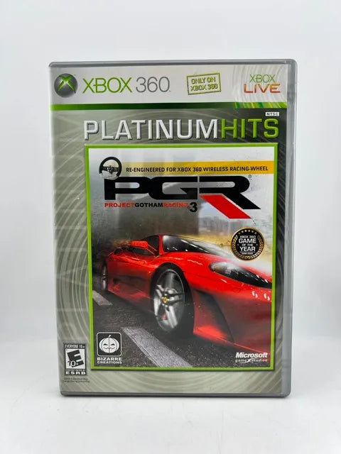 Project Gotham Racing PGR 3 Platinum Hits Xbox 360 X360