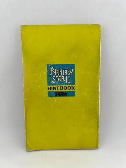 Phantasy Star II 2 Hint Book Strategy Guide