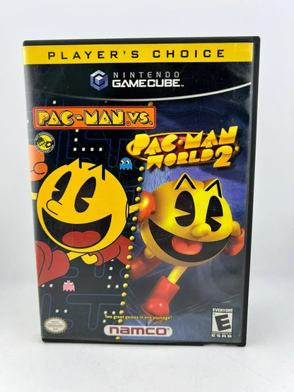 Pac-Man Vs And Pac-Man World 2 Players Choice Nintendo Gamecube NGC