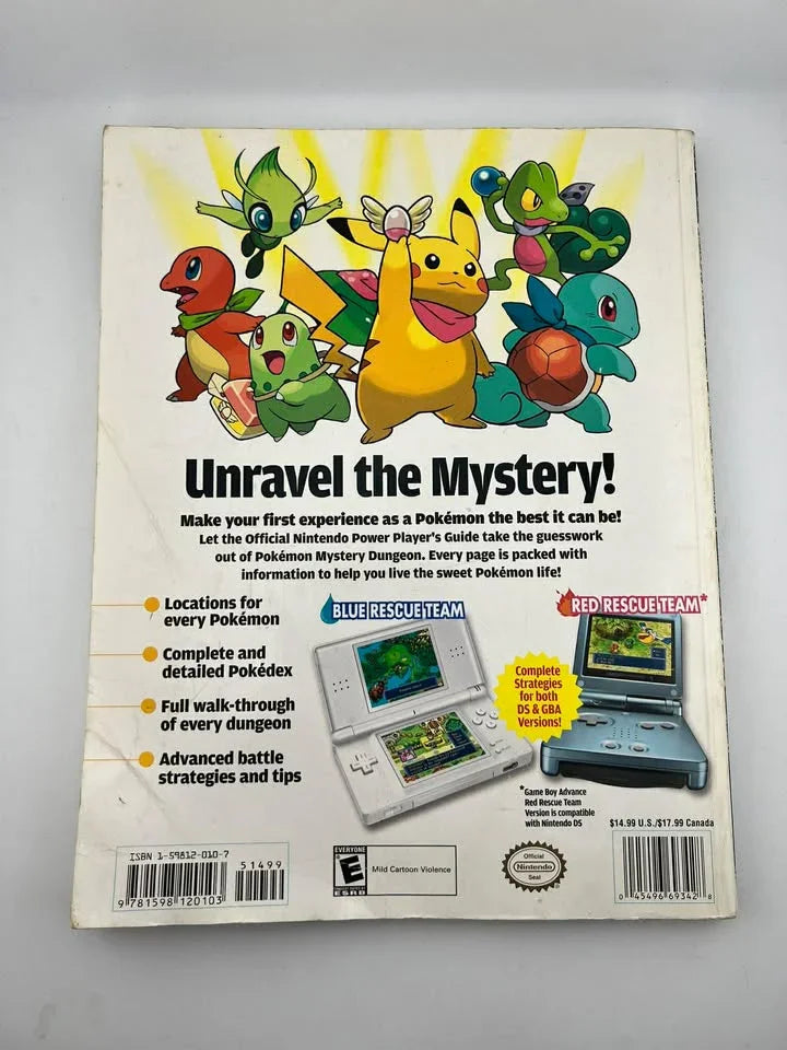 Pokemon Mystery Dungeon Red & Blue Player's Guide Strategy Guide