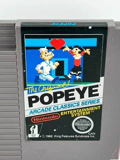 Popeye Arcade Classics Series Can Version Nintendo Nes