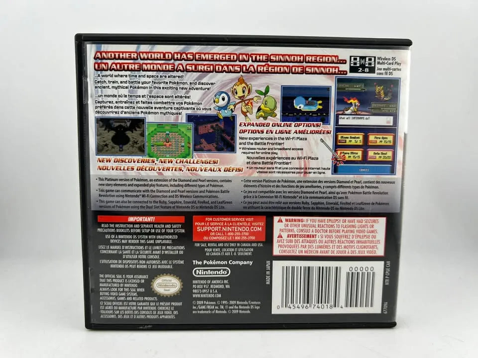 Pokemon Platinum Nintendo DS