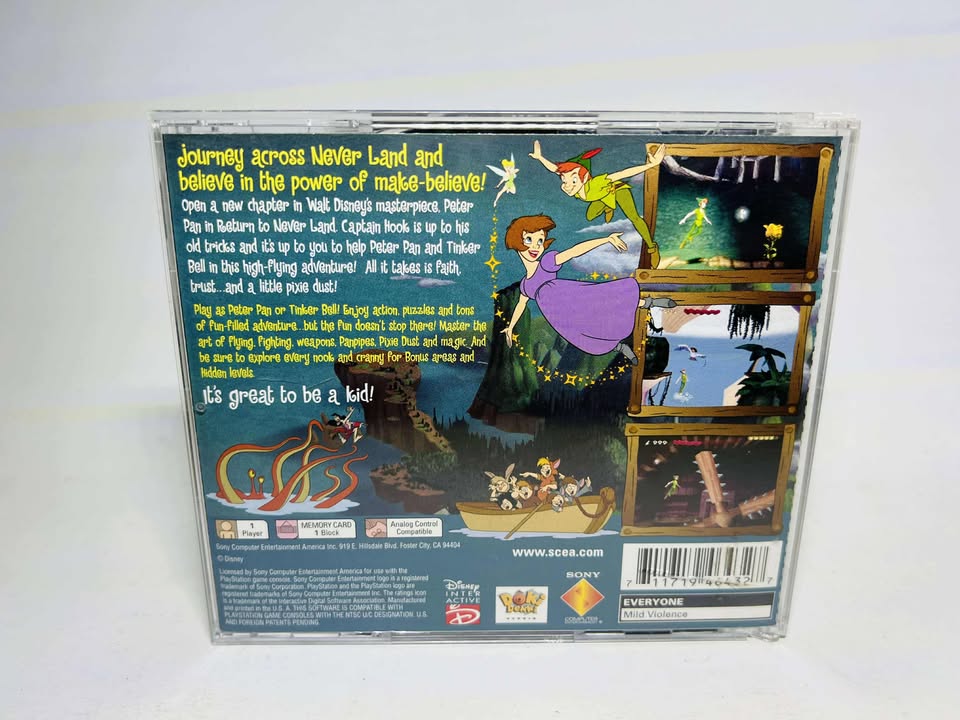 Peter Pan Return to Neverland PLAYSTATION PS1 - jeux video game-x