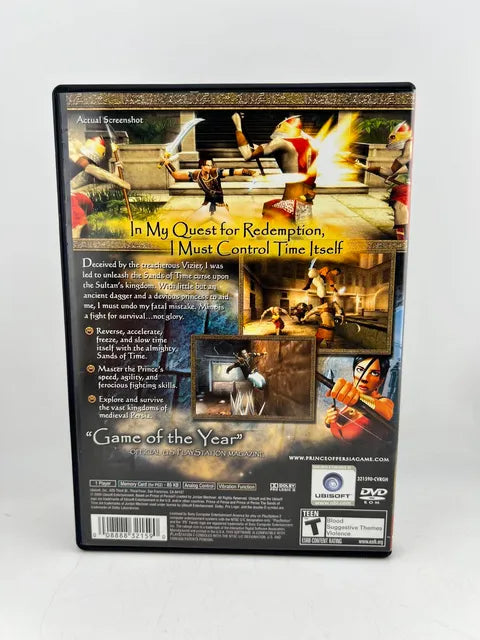 Prince of Persia The Sands of Time Greatest Hits Playstation 2 PS2