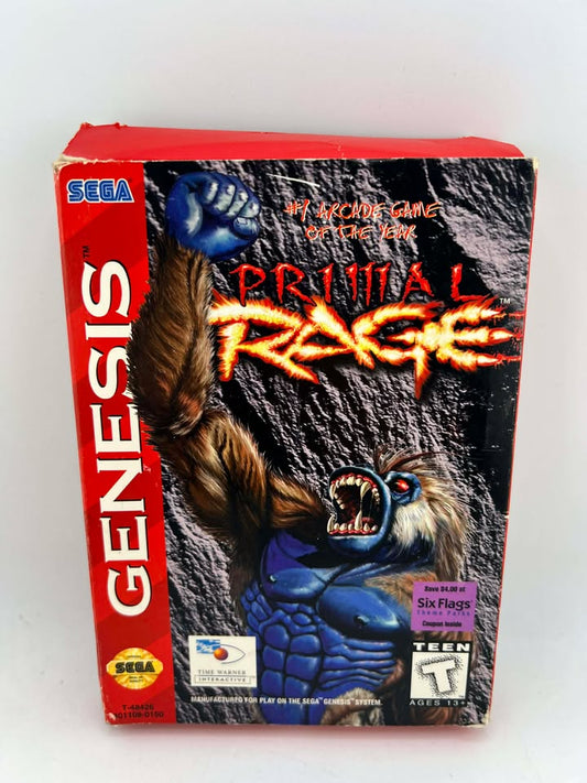 Primal Rage Sega Genesis SG