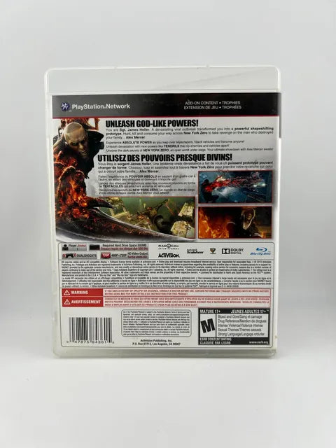 Prototype 2 Playstation 3 PS3