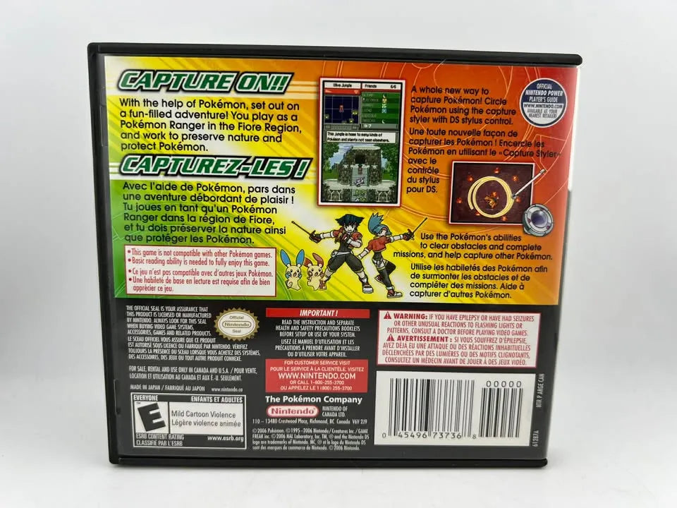 Pokemon Ranger Nintendo DS