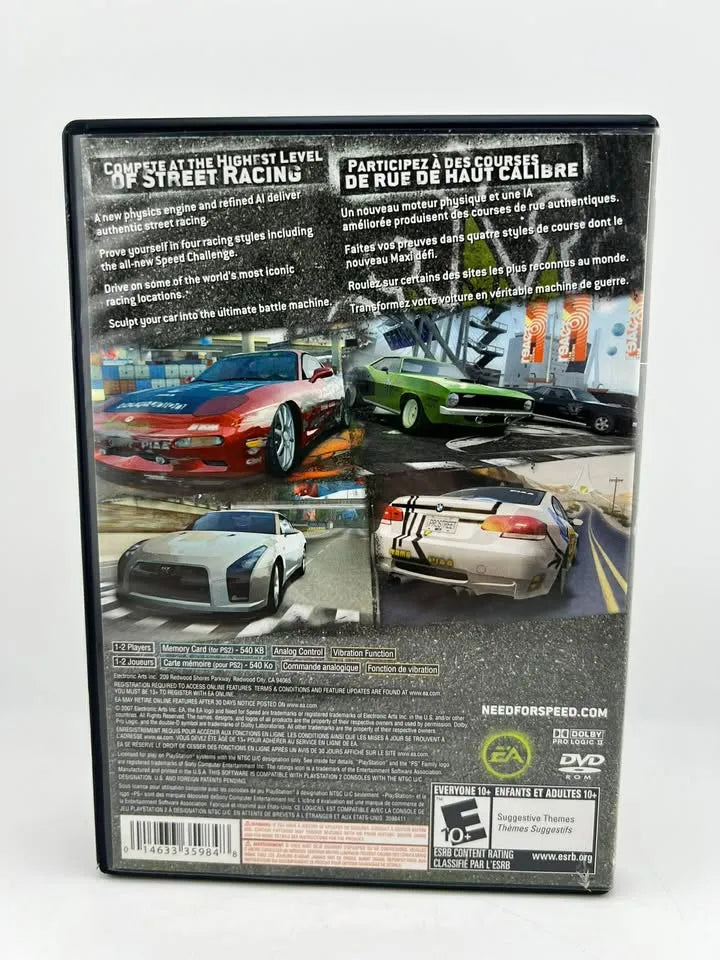 Need for Speed ProStreet  PlayStation 2 PS2