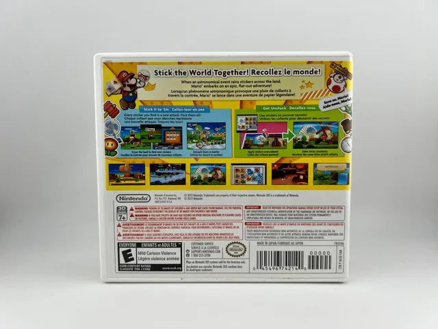 Paper Mario: Sticker Star Nintendo 3DS