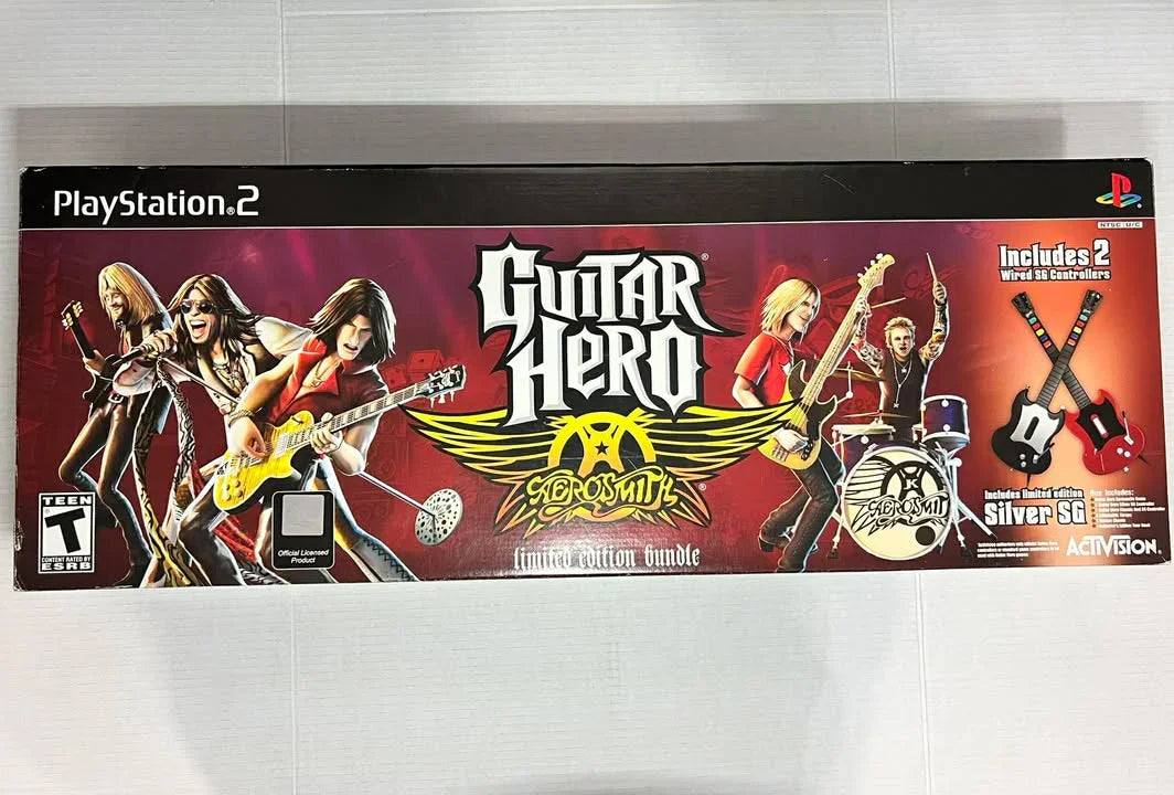 Guitar Hero Aerosmith Limited Edition Bundle Playstation 2 PS2