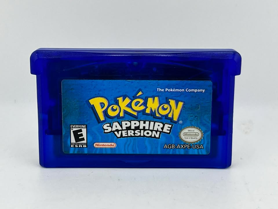 Pokemon Sapphire Game Boy Advance GBA