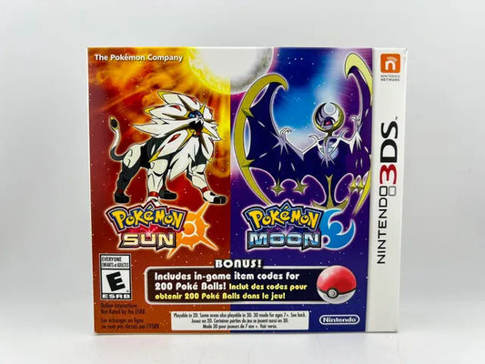 Pokemon Sun & Pokemon Moon Dual Pack Nintendo 3DS