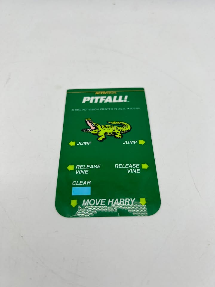 Carte d’overlay Pitfall! Intellivision Intel