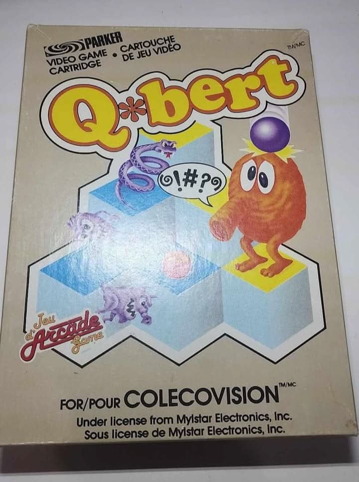 Q*bert En Boite Colecovision CV parker