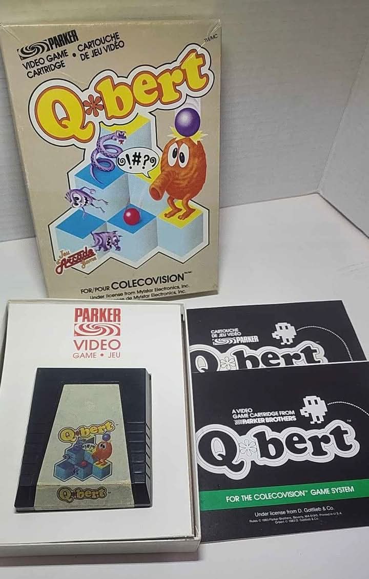 Q*bert En Boite Colecovision CV parker