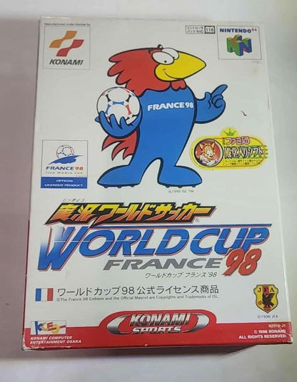 Jikkyou World Soccer: World Cup France 98 En Boite Jap Import Jn64 Konami