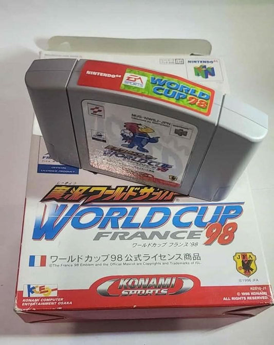 Jikkyou World Soccer: World Cup France 98 En Boite Jap Import Jn64 Konami