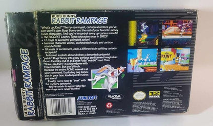 BUGS BUNNY RABBIT RAMPAGE EN BOITE SUPER NINTENDO SNES - jeux video game-x