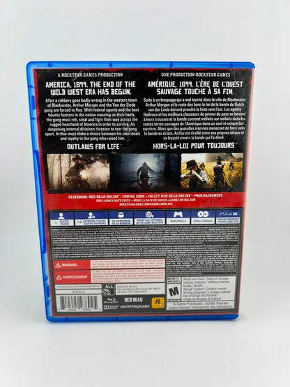Red Dead Redemption 2 Playstation 4 PS4