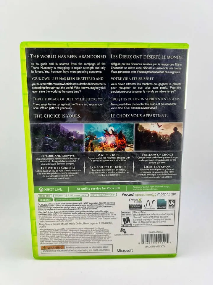 Risen 3: Titan Lords Xbox 360 X360