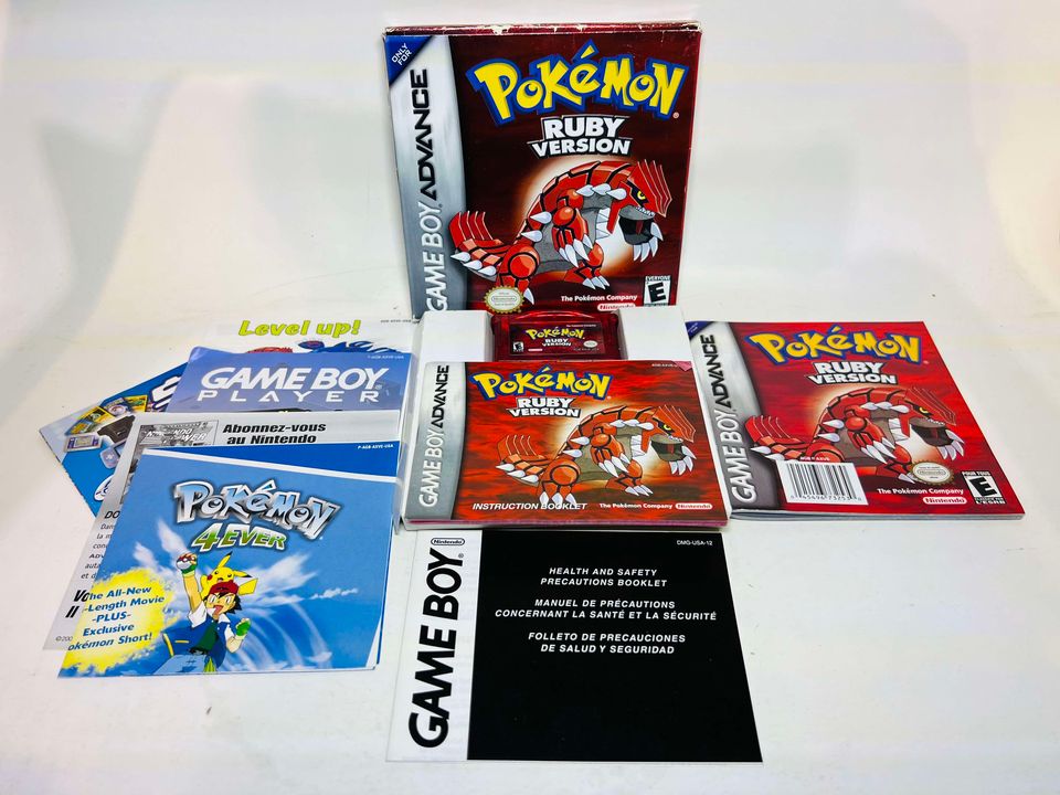 POKEMON RUBY EN BOITE GAME BOY ADVANCE GBA - jeux video game-x