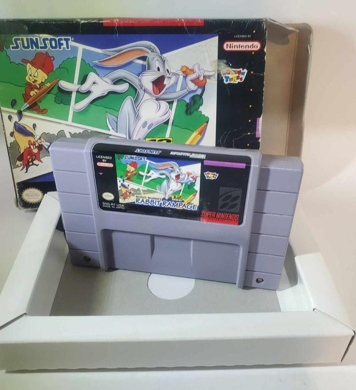 BUGS BUNNY RABBIT RAMPAGE EN BOITE SUPER NINTENDO SNES - jeux video game-x