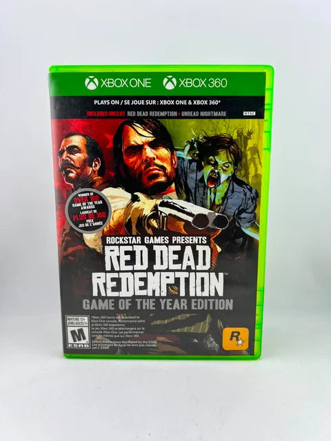 Red Dead Redemption Game of the Year Xbox 360 X360 / Xbox One Xone