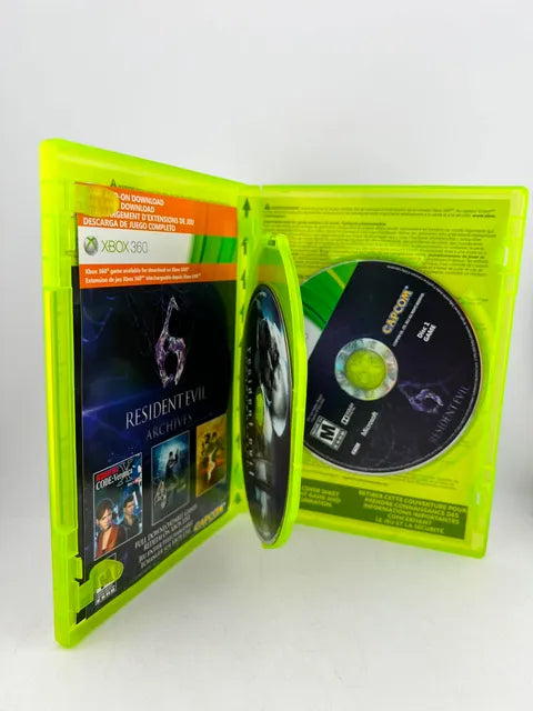 Resident Evil 6 Archives Xbox 360 X360