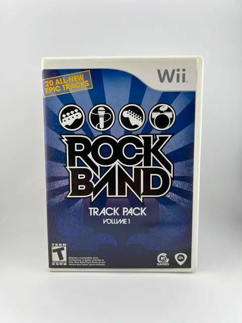 Rock Band Track Pack Volume 1 Nintendo WII
