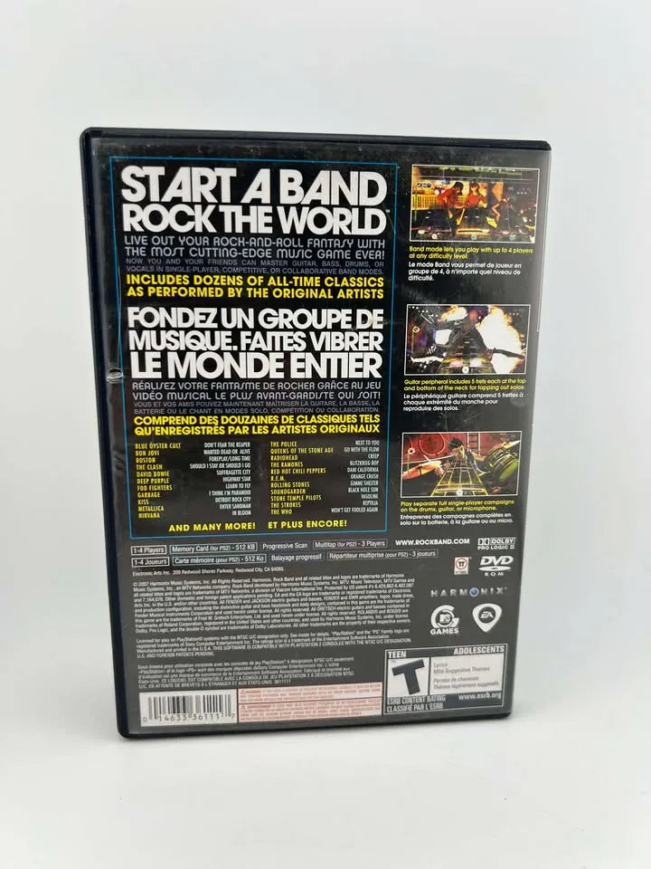 Rock Band Playstation 2 PS2