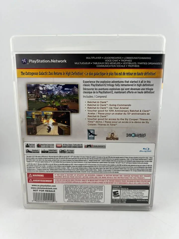 Ratchet & Clank Collection Playstation 3 PS3