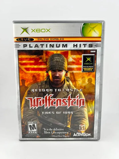 Return To Castle Wolfenstein Platinum Hits Xbox