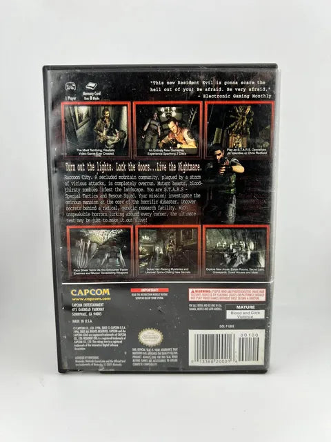 Resident Evil Nintendo Gamecube NGC