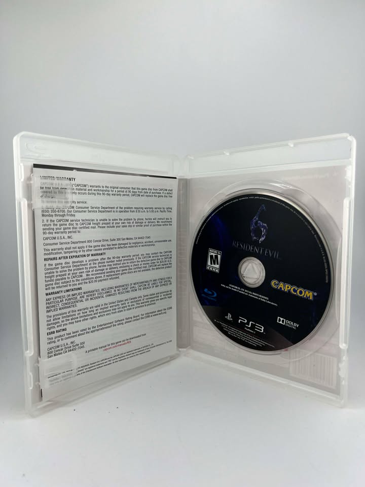 Resident Evil 6 Playstation 3 PS3