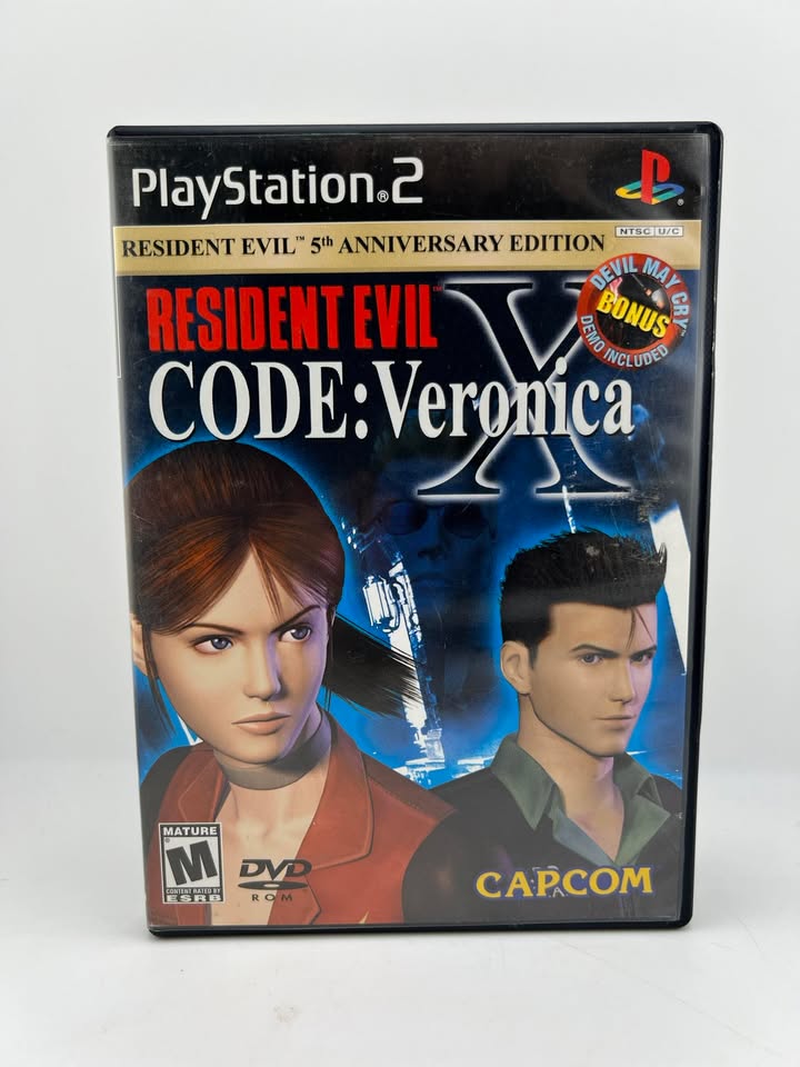 Resident Evil Code Veronica X Anniversary Edition Playstation 2 PS2