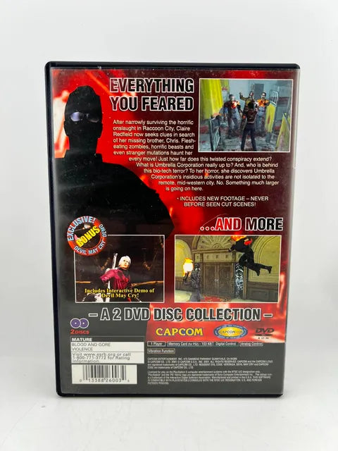 Resident Evil Code Veronica X Anniversary Edition Playstation 2 PS2