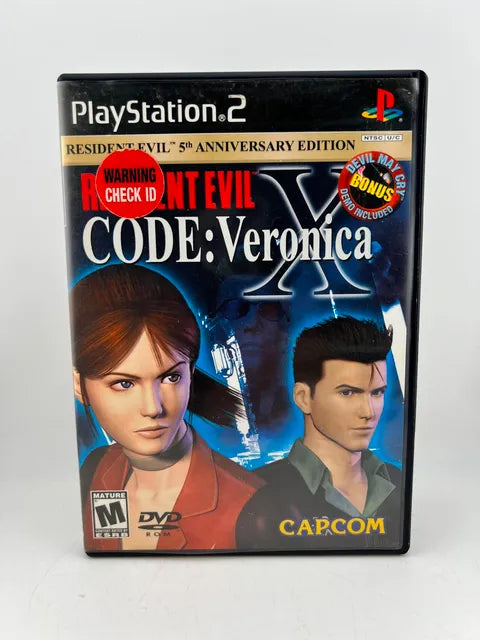 Resident Evil Code Veronica X Anniversary Edition Playstation 2 PS2