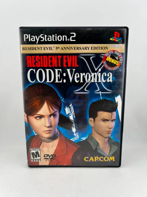 Resident Evil Code Veronica X Anniversary Edition Playstation 2 PS2