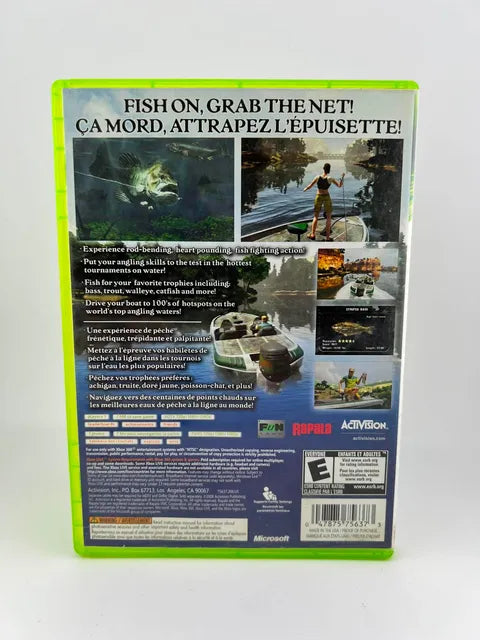 Rapala Fishing Frenzy 2009 Xbox 360 X360