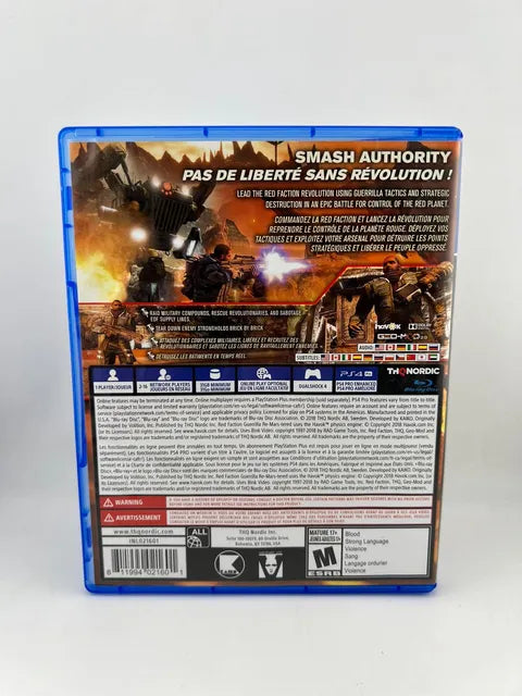 Red Faction: Guerrilla Re-Mars-tered Playstation 4 PS4