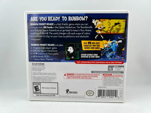 Runbow Pocket Deluxe Edition Nintendo 3DS