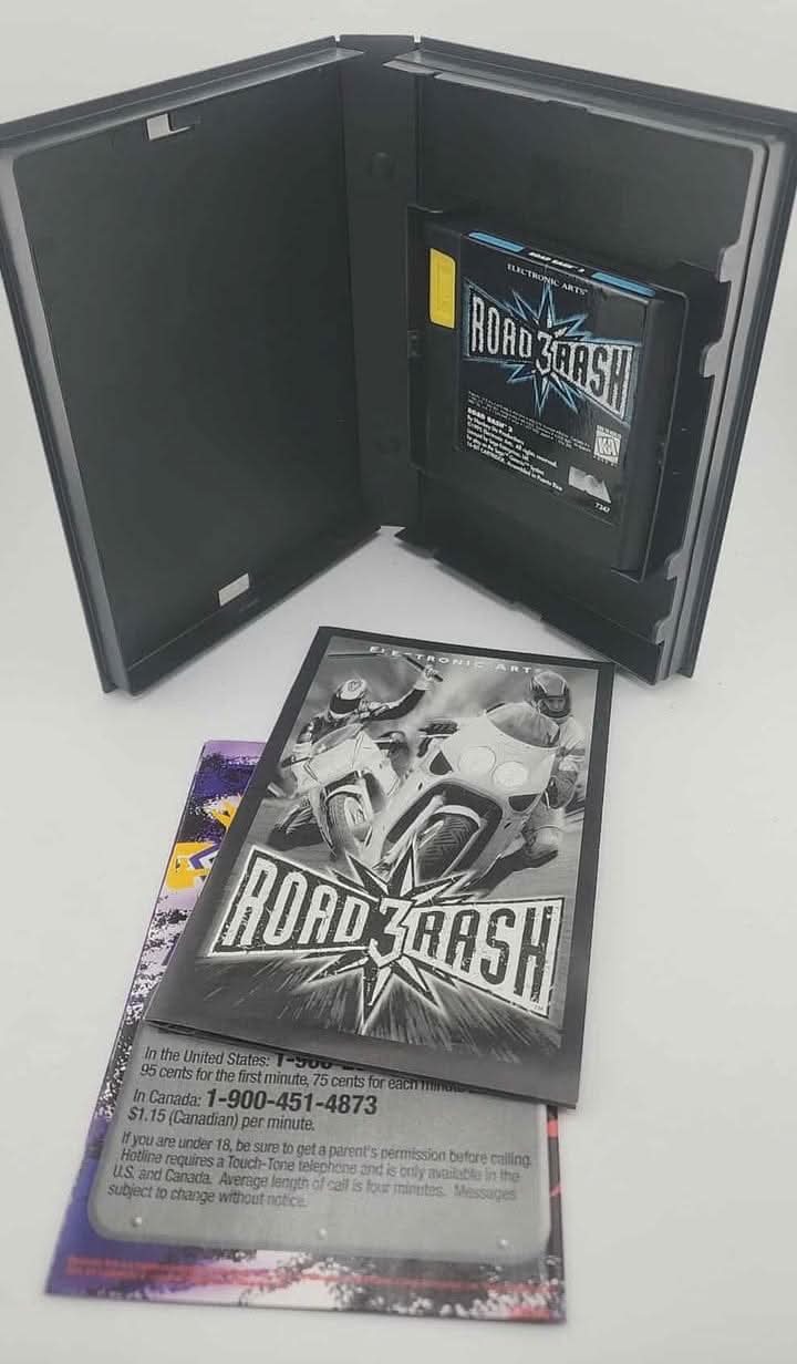 Road Rash III 3 Sega Genesis SG EA
